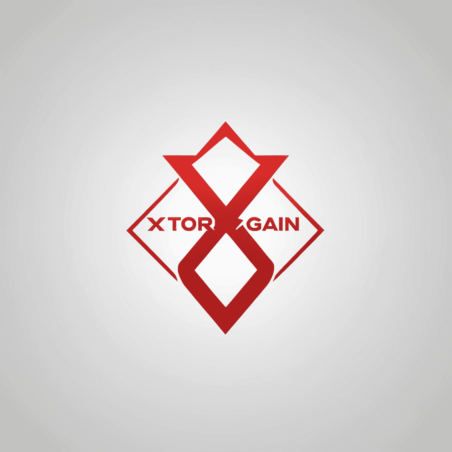 XtormGain logo - Red text on white background, modern and sleek design