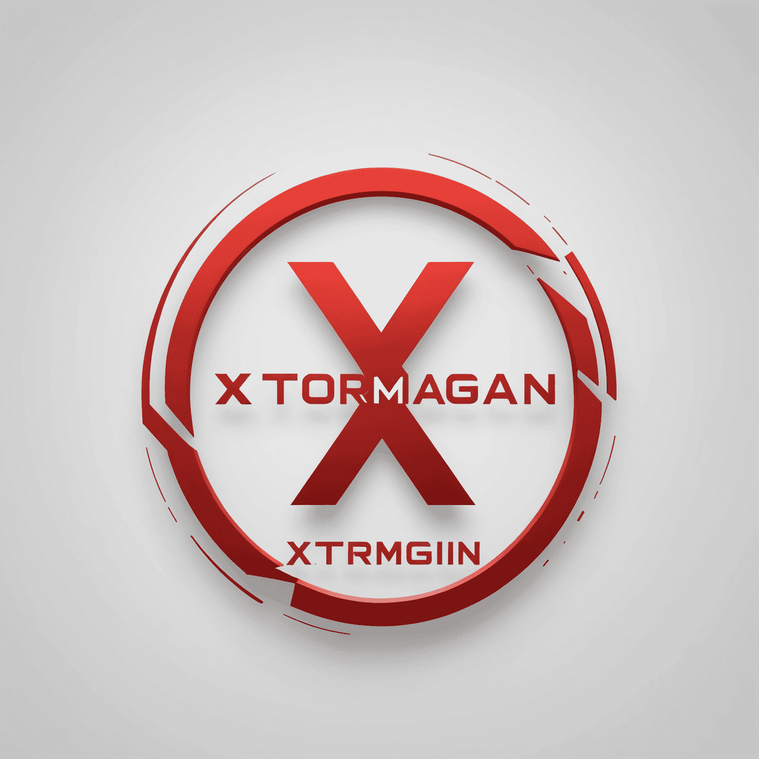 XtormGain logo - Red text on white background, modern and sleek design